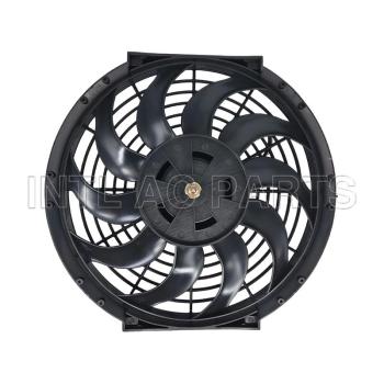 12 inch 24V 120W squre frame with 10 crooked blade AC condenser fan Cooling Fan