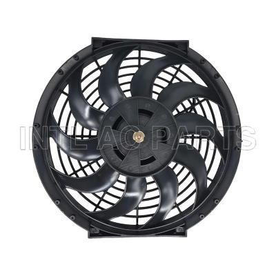12 inch 24V 120W squre frame with 10 crooked blade AC condenser fan Cooling Fan