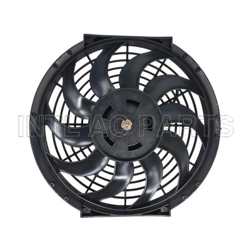 12 inch 24V 120W squre frame with 10 crooked blade AC condenser fan Cooling Fan