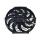 12 inch 24V 120W squre frame with 10 crooked blade AC condenser fan Cooling Fan