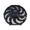 12 inch 24V 120W squre frame with 10 crooked blade AC condenser fan Cooling Fan