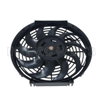 12 inch 24V 120W squre frame with 10 crooked blade AC condenser fan Cooling Fan
