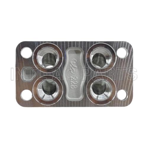 Válvula Conectora do Compressor Denso 10P15 RC.600.190 Caminhão Volkswagen - Alumínio