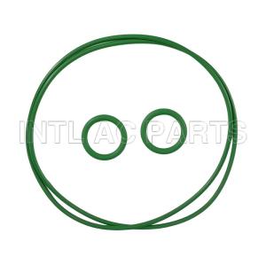 4PCS AC O-Ring Seal Kit for V5 V7 Compressor Green Air Conditioning O-Rings Kit