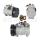 12V 10PA17C Auto Air Conditioning Compressor for John Deere Combine/Grapple Skidder/Loader Any model/Motor Grader/Skidder/Sprayer/Tractor