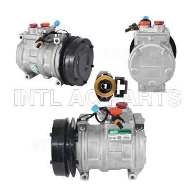 12V 10PA17C Auto Air Conditioning Compressor for John Deere Combine/Grapple Skidder/Loader Any model/Motor Grader/Skidder/Sprayer/Tractor