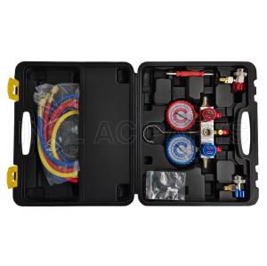 AUTO AIR CONDITIONER MANIFOLD GAUGE SET FOR R134a 134a R12 R22 R404