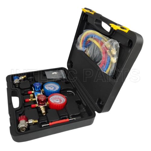 AUTO AIR CONDITIONER MANIFOLD GAUGE SET FOR R134a 134a R12 R22 R404