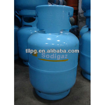 high gloss coated 5KG Kitchen cooking empty stainless steel lpg gas cylinder