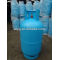 15KG Empty cooking LPG gas cylinder  with self off valve