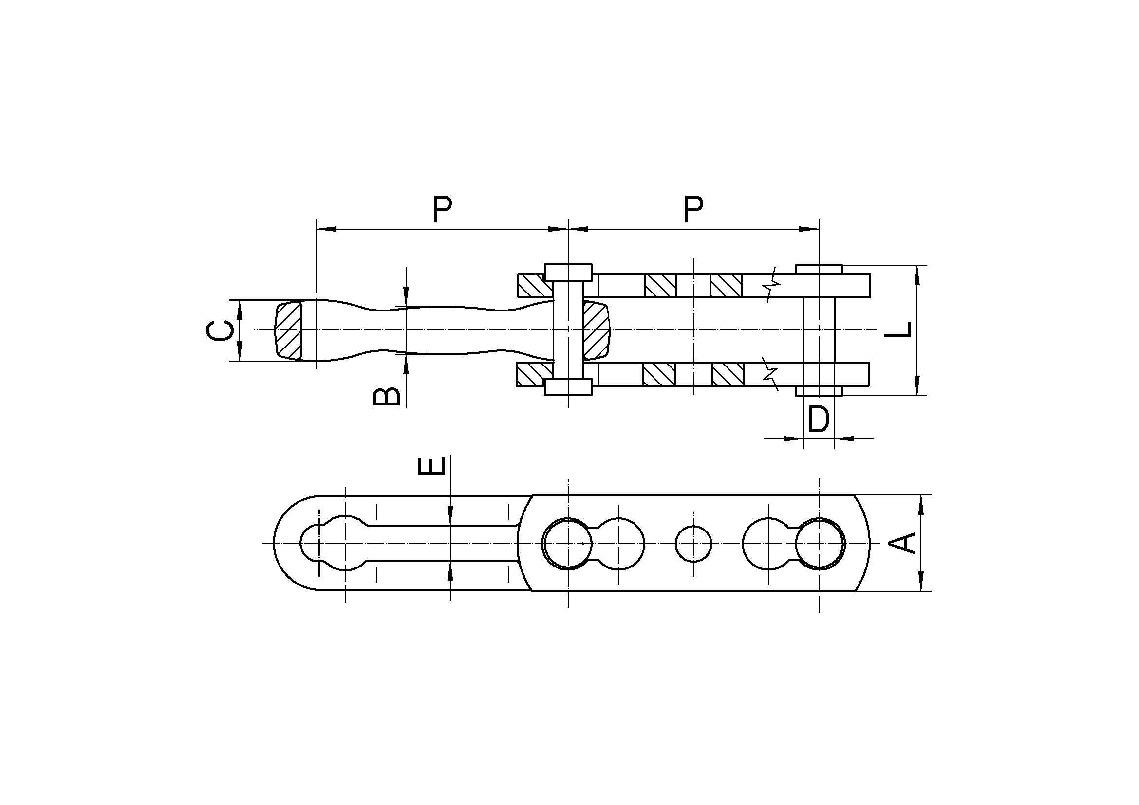 S228 conveyor chain