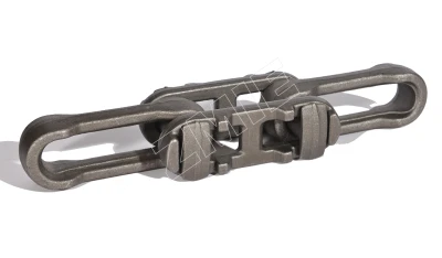 6 inch drop forged rivetless chain for blasting and painting