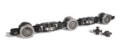 8 inch Enclosed Track Chain RF chain