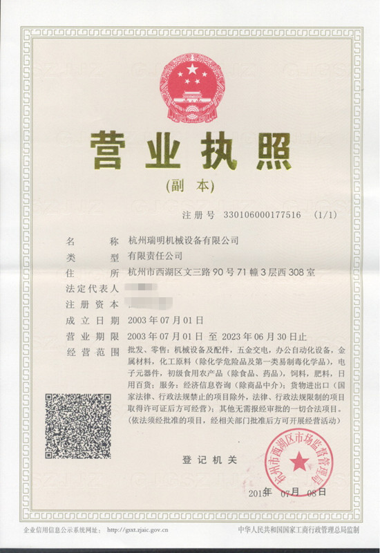 Corporate Business License