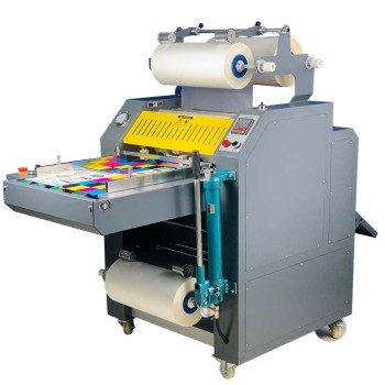High Speed Hydraulic laminator with auto overlap & auto cutting systems HL-500Z plus