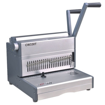 330mm  Size 2:1 pitch  Manual  Double Wire Binding Machine CW330T