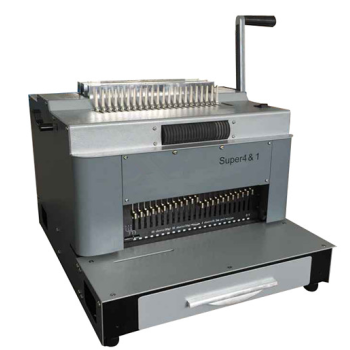 4 in 1 Binding Machine Comb/Spiral/ Double Wire SUPER 4&1
