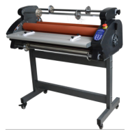 Double sides roll laminator with LED display hot laminator cold laminating machine  DS-880