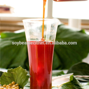 Cor transparente líquido do produto comestível soja lecitina