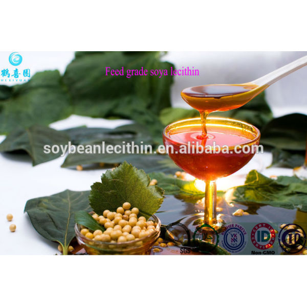 Transparente color de la categoría alimenticia de soja no omg lecitina