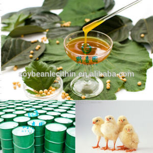 Animal de pollos de engorde aditivos para piensos para lecitina de soja planta