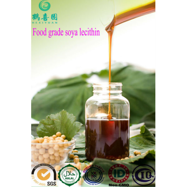 Alimentos orgânicos ingrediente fluido soja soja lecitina
