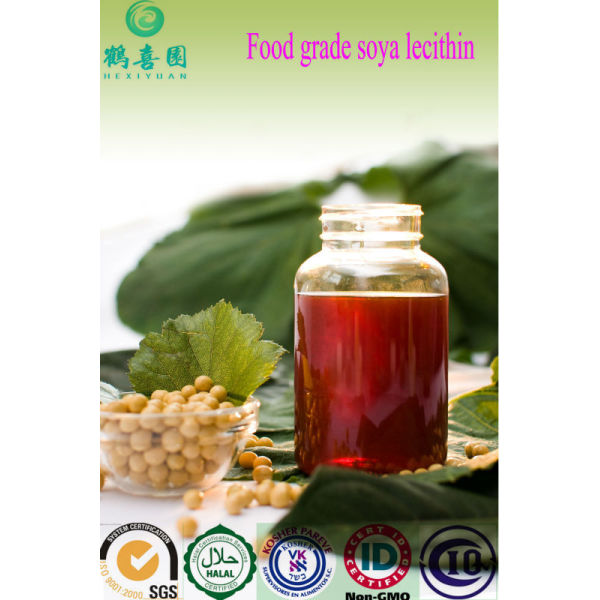 Qualité alimentaire liquide lécithine de soja de la chine fournisseur