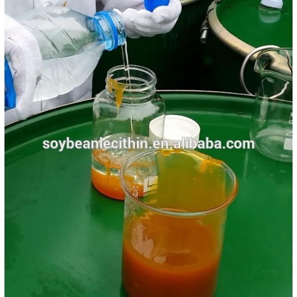 Liquide Transparent lécithine de soja pour les cosmétiques