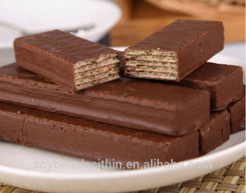 Soja lecitina aditivo alimentar em chocolate