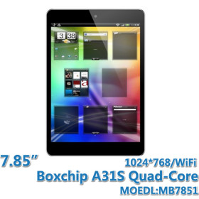 7.85 inch Boxchip A31S Quad-Core Tablet PC