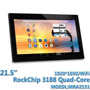 21.5 inch big screen Android Tablet PC ALL-IN-ONE Rockchip 3188 Quad-Core 1.8GHz