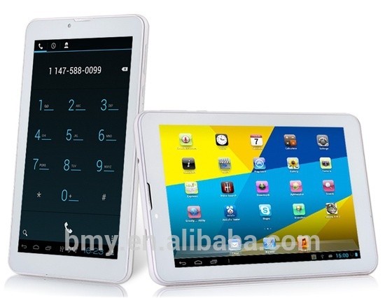 MT763Q-3G 7 inch Android dual sim dual standby Quad-Core tablet MTK8382