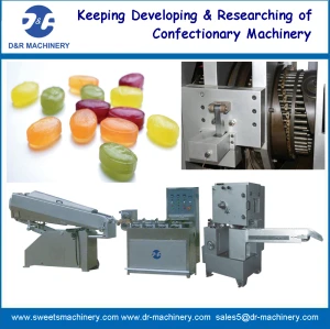 Hard candy die-forming machine