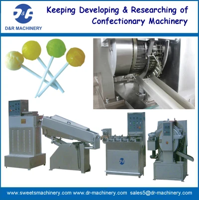 Die forming lollipop machine