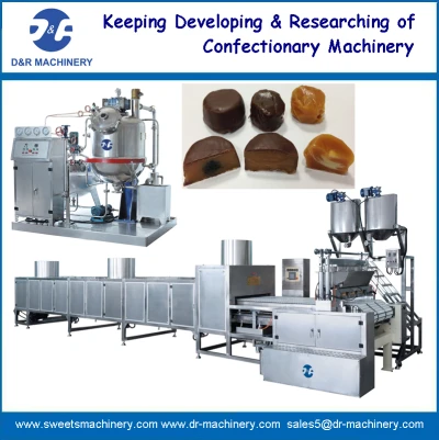 Toffee depositing machine