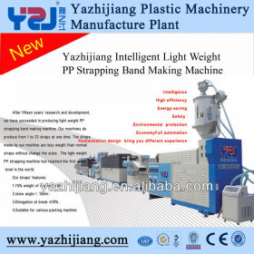YZJ factory supply fully automatic plastic strap making machine