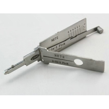 LISHI Tool NE72 2 in 1 Auto Pick and Decoder auto key decoder locksmith tools for Renault Peugeot Citroen