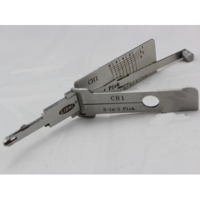 Locksmith Tool lishi 2-in-1 pick decoder lishi CH1 2 in 1 for many cars
