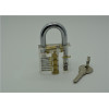 Transparent Cutaway Practice Padlock Lock training Skill Pick for Locksmith