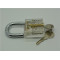 Transparent Cutaway Cylinder Two Sides Padlock Locksmith Practice Tools