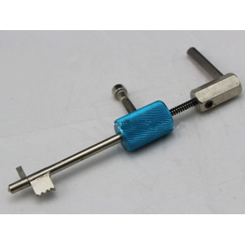 Civil Lock Quick Forced Open Lock Picks Locksmith Tool Silver + Blue