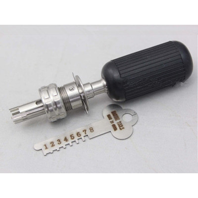 World market original locksmith tools 10-pin plum lock tool KLOM tubular lock pick plmn tool