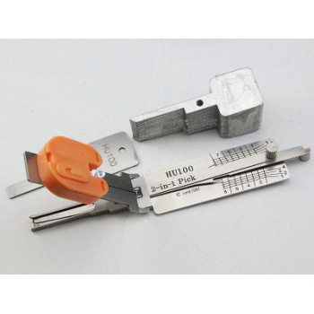 New Buick Regal Cruze Cylinder open reader (HU100) 2 in 1 lock pick and decoders tools