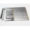 China suppliers best quality 12pcs Stainless Steel Hook Lock Pick Set convenient toos to open locks