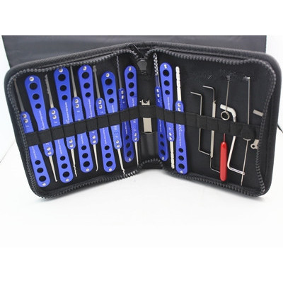 Newly brand KLOM locksmith tools 20-in-1 Universal Civil Lock Pick Set
