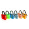 Colorful Cutaway Practice Disc Type Alloy Metal Padlock For Locksmith Learning Tool
