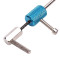 Civil Lock Quick Forced Open Lock Picks Locksmith Tool Silver + Blue