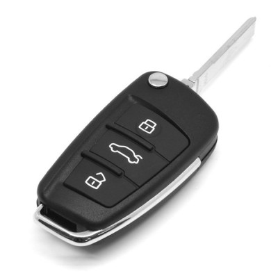 high quality factory sale Euro Market sell hot Car folding key shell for Volkswagen Audi A6 A6L