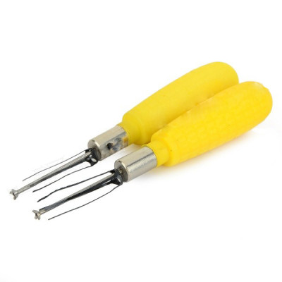Cross Steel Unlock Tools Lockpicks - Yellow + Silver