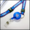 New style polyester woven logo lanyard with retracble reeler